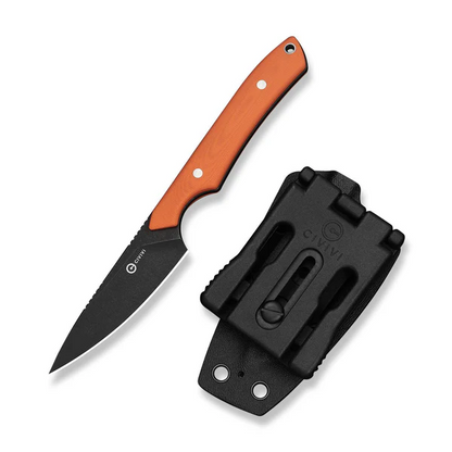 CIVIVI Knives™ High Grass Field Fixed Blade C25084-1 Orange G10 14C28N Stainless Steel Knife