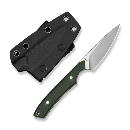 CIVIVI Knives™ High Grass Field Fixed Blade C25084-2 Green Canvas Micarta 14C28N Stainless Steel Knife