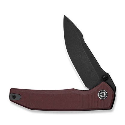 CIVIVI Knives™ Ryson-E Liner Lock C25097-1 Burgundy G10 14C28N Stainless Steel Pocket Knife