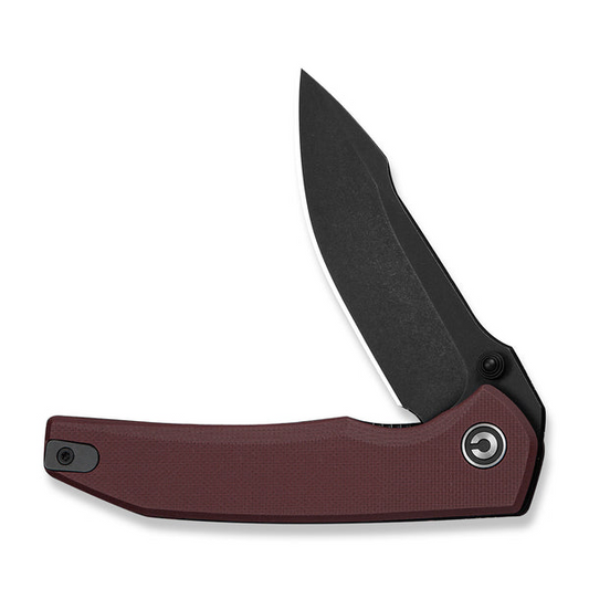 CIVIVI Knives™ Ryson-E Liner Lock C25097-1 Burgundy G10 14C28N Stainless Steel Pocket Knife