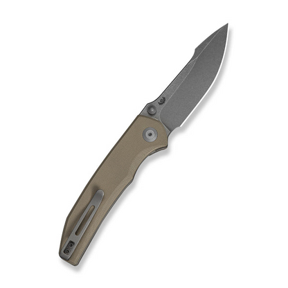 CIVIVI Knives™ Ryson-E Liner Lock C25097-2 Tan G10 14C28N Stainless Steel Pocket Knife