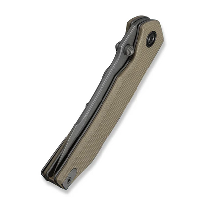 CIVIVI Knives™ Ryson-E Liner Lock C25097-2 Tan G10 14C28N Stainless Steel Pocket Knife
