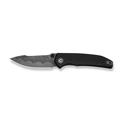 CIVIVI Knives™ Ryson-E Liner Lock C25097-DS1 Black Canvas Micarta Damascus Steel Pocket Knife