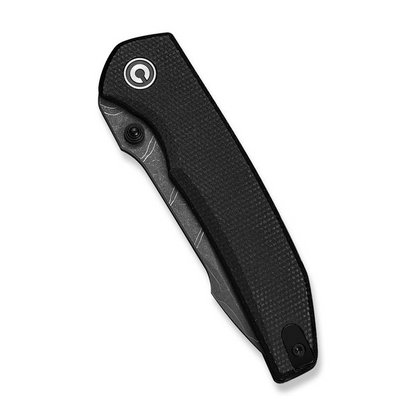 CIVIVI Knives™ Ryson-E Liner Lock C25097-DS1 Black Canvas Micarta Damascus Steel Pocket Knife