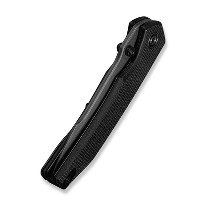 CIVIVI Knives™ Ryson-E Liner Lock C25097-DS1 Black Canvas Micarta Damascus Steel Pocket Knife