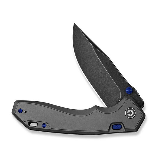 CIVIVI Knives™ Elite Brova Top Liner Lock CE25093-1 Gray Anodized Aluminum CPM S35VN Stainless Steel Pocket Knife