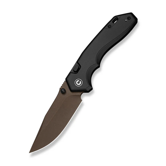 CIVIVI Knives™ Elite Brova Top Liner Lock CE25093-2 Black Anodized Aluminum CPM S35VN Stainless Steel Pocket Knife