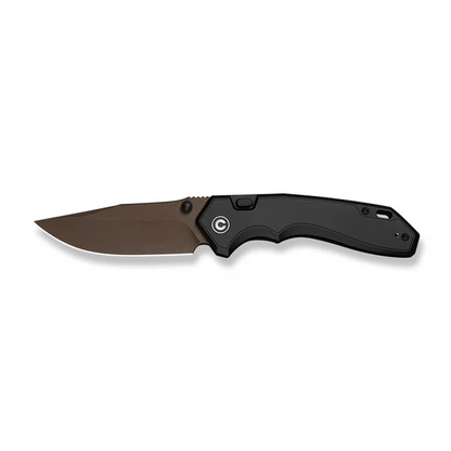 CIVIVI Knives™ Elite Brova Top Liner Lock CE25093-2 Black Anodized Aluminum CPM S35VN Stainless Steel Pocket Knife