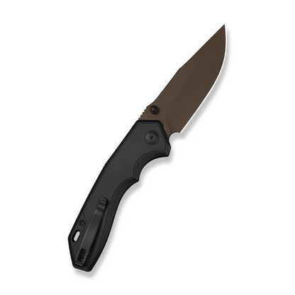 CIVIVI Knives™ Elite Brova Top Liner Lock CE25093-2 Black Anodized Aluminum CPM S35VN Stainless Steel Pocket Knife