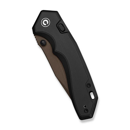 CIVIVI Knives™ Elite Brova Top Liner Lock CE25093-2 Black Anodized Aluminum CPM S35VN Stainless Steel Pocket Knife