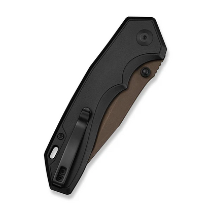 CIVIVI Knives™ Elite Brova Top Liner Lock CE25093-2 Black Anodized Aluminum CPM S35VN Stainless Steel Pocket Knife