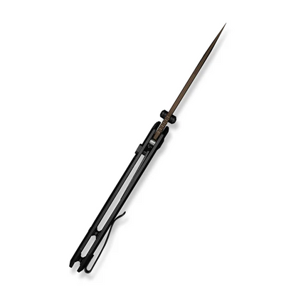 CIVIVI Knives™ Elite Brova Top Liner Lock CE25093-2 Black Anodized Aluminum CPM S35VN Stainless Steel Pocket Knife