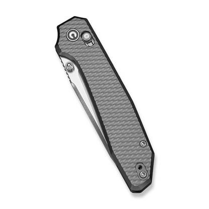 CIVIVI Knives™ Elite Tessera Crossbar Lock CE26029-1 Gray Anodized Aluminum CPM S35VN Stainless Steel Pocket Knife