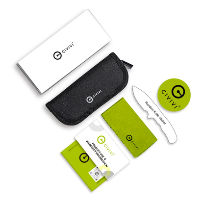 CIVIVI Knives™ Elementum Slip-joint C18062AJ-4 Blue Ocean Resin 14C28N Stainless Steel Pocket Knife