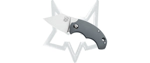 Fox Knives™ BB Drago Piemontes FX-519 GR Gray FRN N690Co Stainless Steel Pocket Knife
