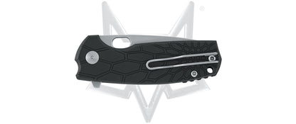 Fox Knives™ Core Liner Lock FX-604 Black FRN N690Co Stainless Steel Pocket Knife