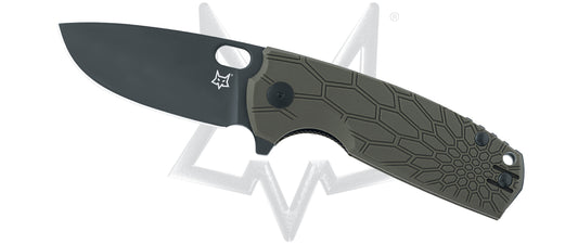 Fox Knives™ Core Liner Lock FX-604 OD OD Green FRN N690Co Stainless Steel Pocket Knife