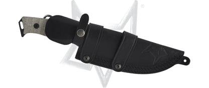 Fox Knives™ Sherpa Fixed Blade FX-610 OD Green Canvas Micarta D2 Semi-Stainless Steel Knife