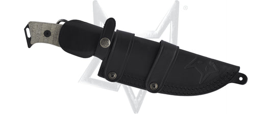 Fox Knives™ Sherpa Fixed Blade FX-610 OD Green Canvas Micarta D2 Semi-Stainless Steel Knife