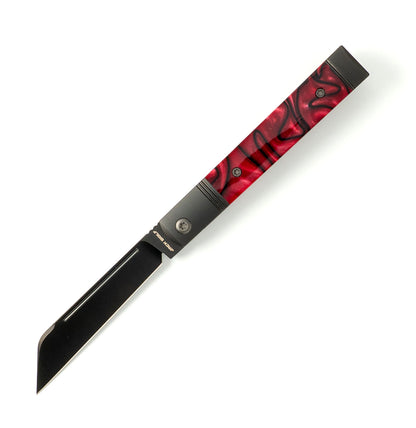 Jack Wolf Knives™ Feelbetter Jack Frame Lock FEELB-01-KIR-TRU-BLD True Blood Kirinite S90V Stainless Steel Pocket Knife
