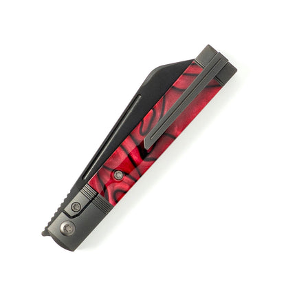 Jack Wolf Knives™ Feelbetter Jack Frame Lock FEELB-01-KIR-TRU-BLD True Blood Kirinite S90V Stainless Steel Pocket Knife