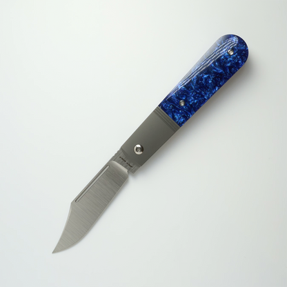 Jack Wolf Knives™ Primo Jack Barlow PRIMO-01-KIR-CRS-LAK Crystal Lake Kirinite S90V Stainless Steel Pocket Knife