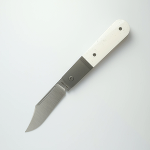 Jack Wolf Knives™ Primo Jack Barlow PRIMO-01-SM-WHT-BNE White Bone S90V Stainless Steel Pocket Knife