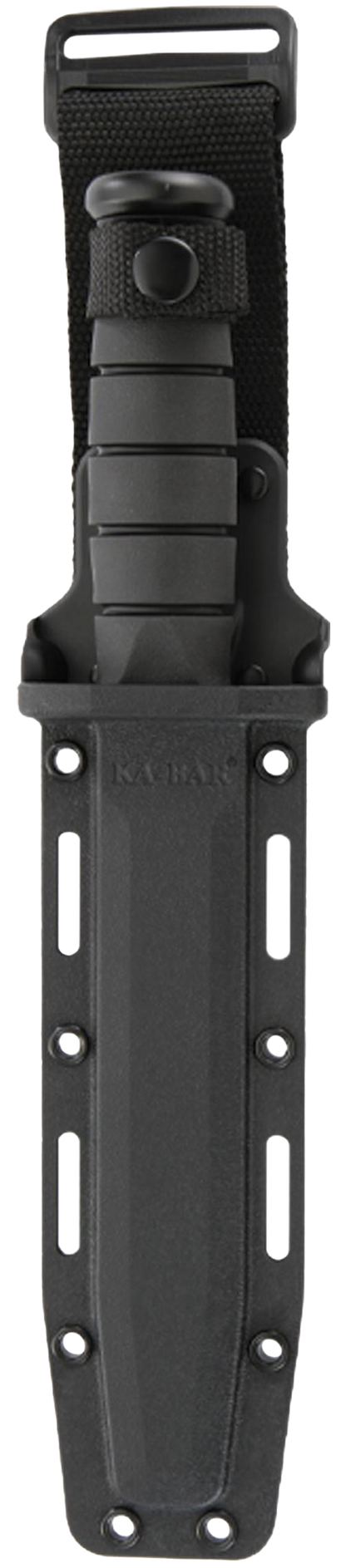 KA-BAR Knives™ Full-Size Fixed Blade 1214 Black Kraton G 1095 Cro-Van Carbon Steel Knife