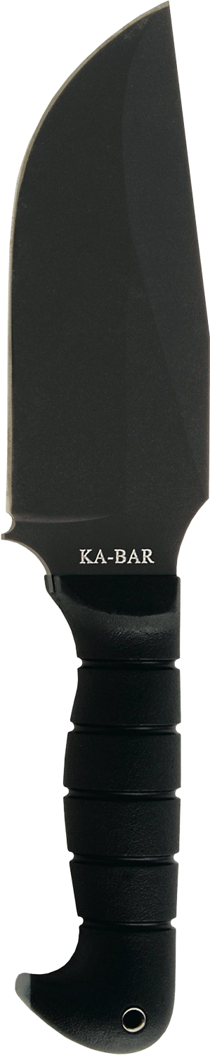 KA-BAR Warthog Fixed Blade 1278 SK5 Carbon Steel & Black Thermoplastic Rubber