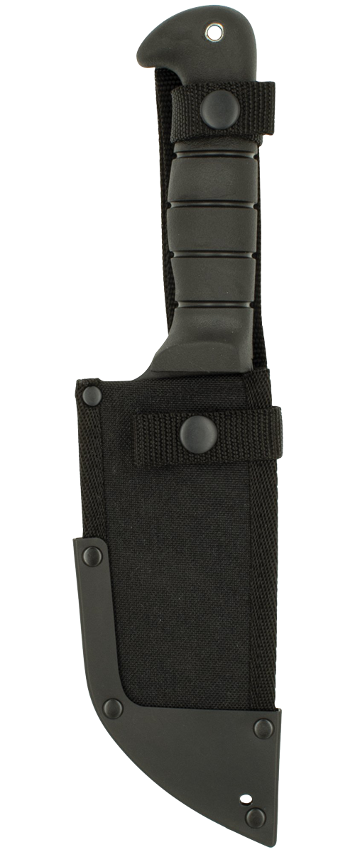KA-BAR Warthog Fixed Blade 1278 SK5 Carbon Steel & Black Thermoplastic Rubber