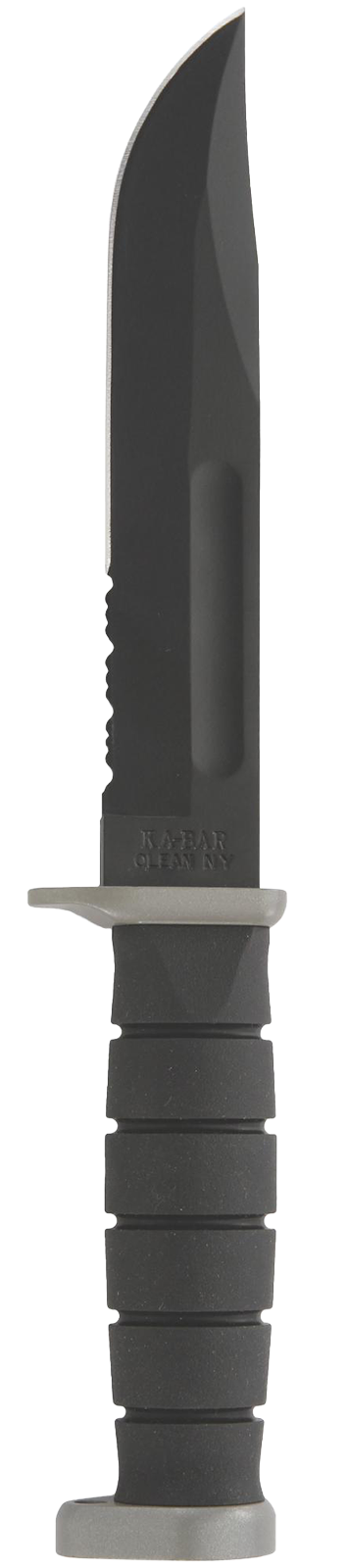 KA-BAR D2 Extreme Fixed Blade 1282 D2 Serrated Steel & Black Kraton G MOLLE Sheath