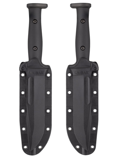 KA-BAR Slabby Fixed Blade 1310 Cro-Van Carbon Steel & Black GFN