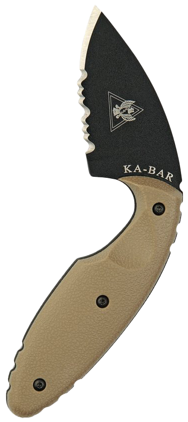 KA-BAR Original TDI Fixed Blade 1477CB AUS 8A Stainless Steel & Coyote Brown Zytel