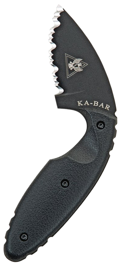KA-BAR Original TDI Fixed Blade 1481 AUS 8A Stainless Steel & Black Zytel