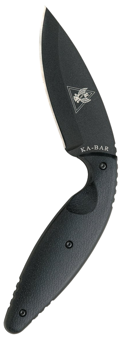 KA-BAR Large TDI Fixed Blade 1482 AUS 8A Stainless Steel & Black Zytel