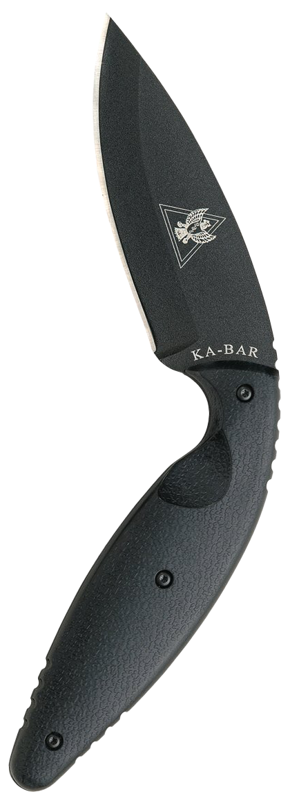 KA-BAR Large TDI Fixed Blade 1482 AUS 8A Stainless Steel & Black Zytel