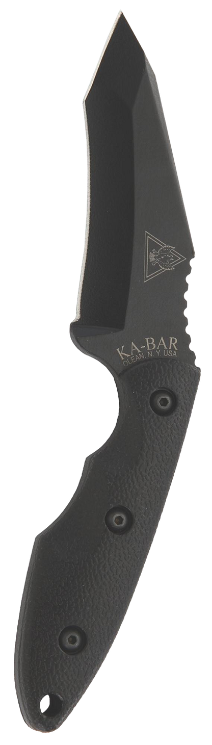 KA-BAR Hell Fire Fixed Blade 2486 1095 Cro-Van Carbon Steel & Black Ultramid