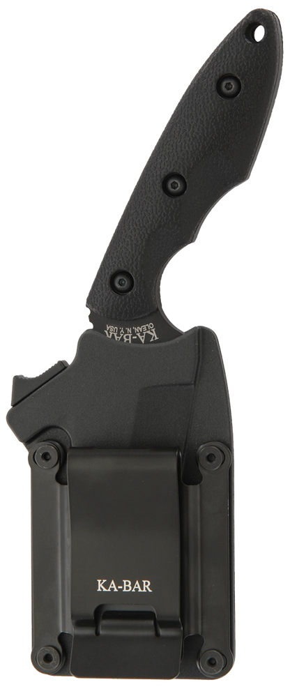 KA-BAR Hell Fire Fixed Blade 2486 1095 Cro-Van Carbon Steel & Black Ultramid
