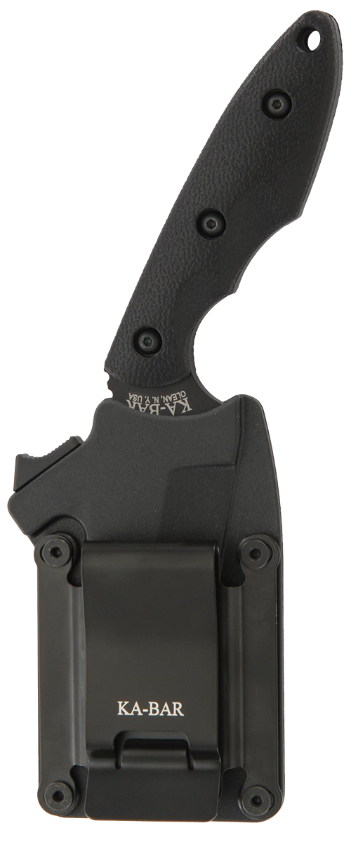 KA-BAR Hell Fire Fixed Blade 2486 1095 Cro-Van Carbon Steel & Black Ultramid