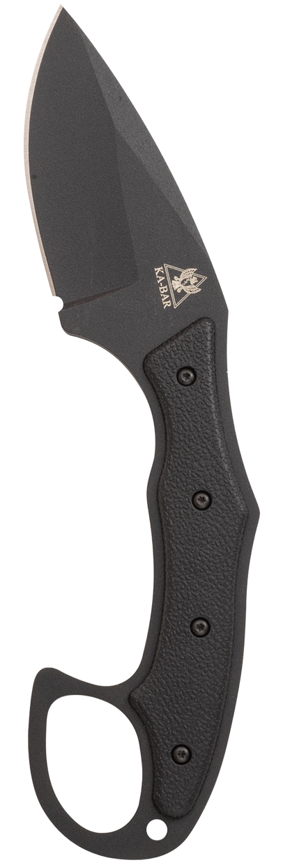 KA-BAR TDI Pocket Knife Strike Fixed Blade 2491 AUS 8A Stainless Steel & Black Zytel