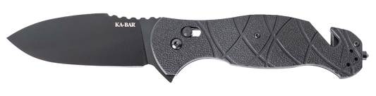 KA-BAR Coytu Crossbar Lock 3085 AUS 8A Stainless Steel & Black GFN Pocket Knife