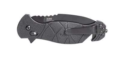 KA-BAR Coytu Crossbar Lock 3085 AUS 8A Stainless Steel & Black GFN Pocket Knife