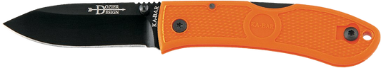 KA-BAR Dozier Folding Hunter 4062BO D2 Steel & Blaze Orange Zytel Pocket Knife