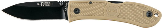 KA-BAR Dozier Folding Hunter 4062CB D2 Steel & Coyote Brown Zytel Pocket Knife