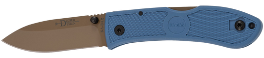 KA-BAR Dozier Folding Hunter 4062D2 D2 Steel & Blue Zytel Pocket Knife