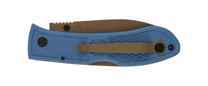 KA-BAR Dozier Folding Hunter 4062D2 D2 Steel & Blue Zytel Pocket Knife