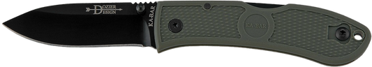KA-BAR Dozier Folding Hunter 4062FG D2 Steel & Foliage Green Zytel Pocket Knife