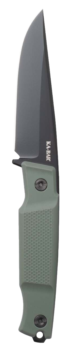 KA-BAR Apex Fixed Blade 5500 D2 Steel & Green GFN MOLLE Sheath