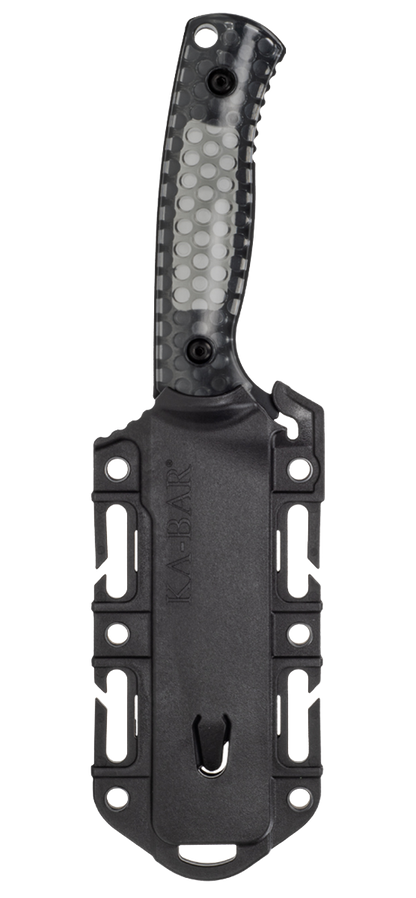 KA-BAR George Cool Name Drop Point 7700 Cro-Van Carbon Steel Smoke