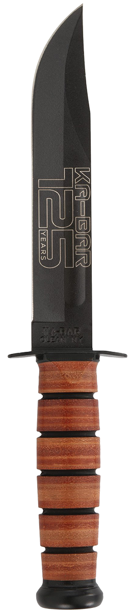 KA-BAR Full-Size U.S. Army 9225 125th Anniversary Cro-Van Steel & Brown Leather